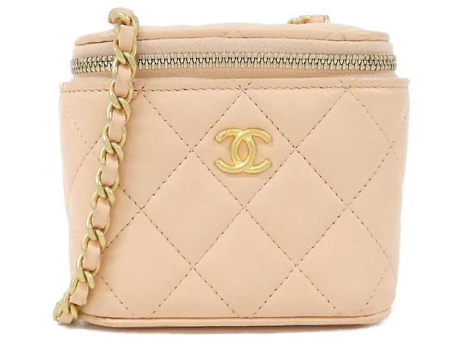Bolsa de Ombro Rosa Chanel AP1447