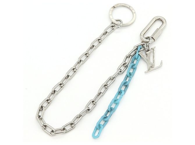 Louis Vuitton Wallet Chain Keychain Light blue