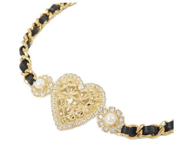 Collana Chanel ABC855 Nero e Bianco