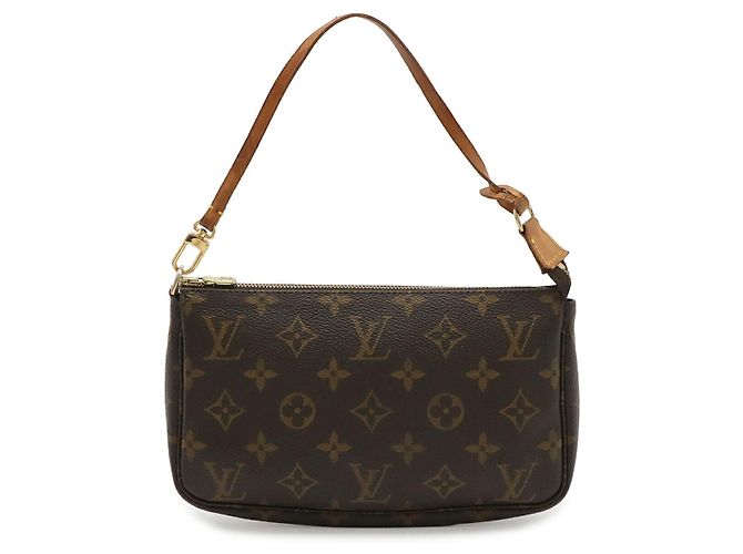 Pochette Monogram Louis Vuitton Marrom