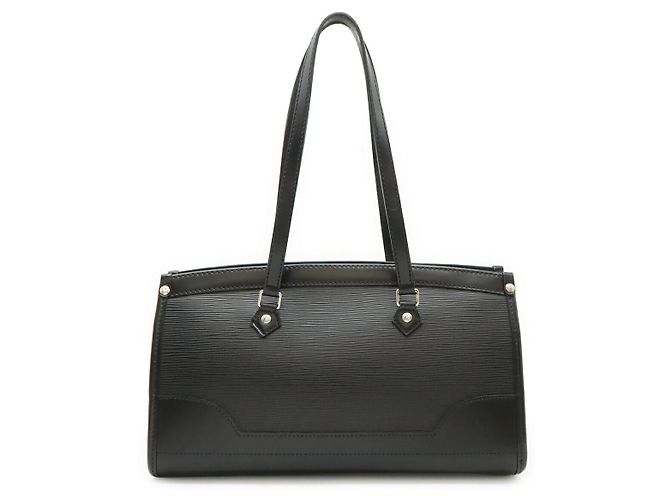 Bolso de Hombro Louis Vuitton Madeleine Epi Negro