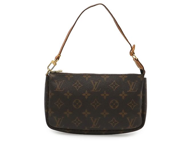 Pochette Monogram Louis Vuitton Marrom