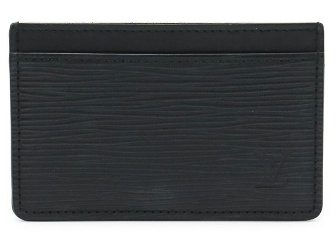 Louis Vuitton Epi Card Case Black