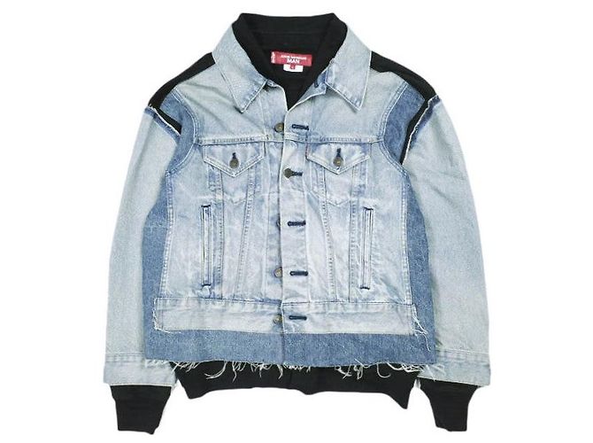 JUNYA WATANABE MAN COMME des GARÇONS Levi's Chaqueta de denim de algodón Azul