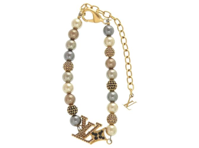 Bracciale con charm Louis Vuitton Dandy Gold D'oro