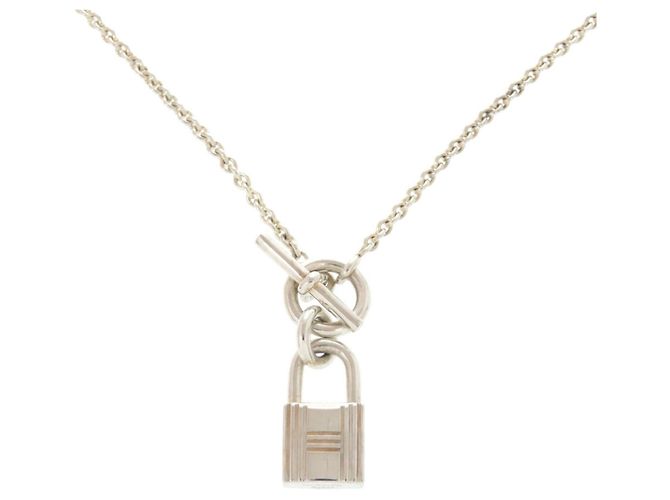 Hermès Collana Hermes Amulette Cadena Argento 