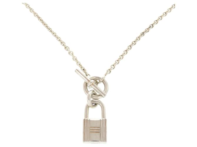Hermès Hermes Amulette Cadena Halskette Silber 