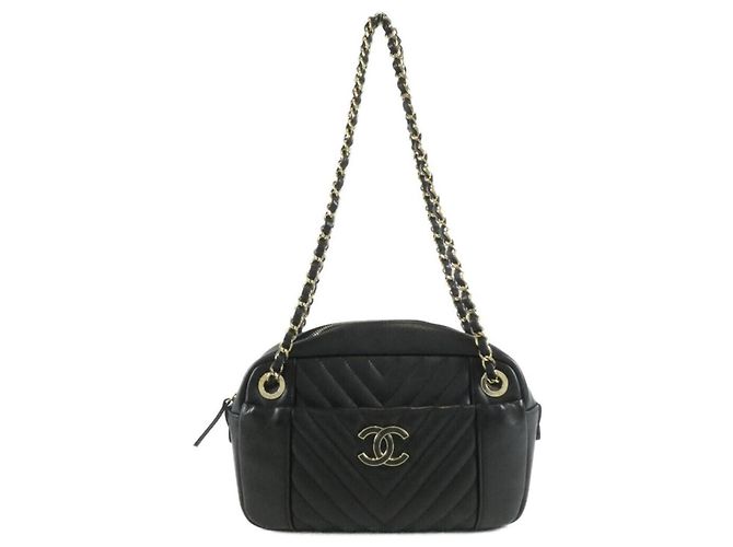 Borsa a tracolla nera Chanel AS0265 Nero