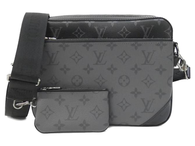 Sac Messenger Trio Monogram Eclipse Reverse Louis Vuitton Noir