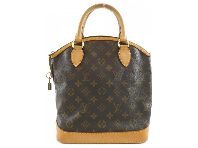 Borsa Louis Vuitton Monogram Lockit Marrone
