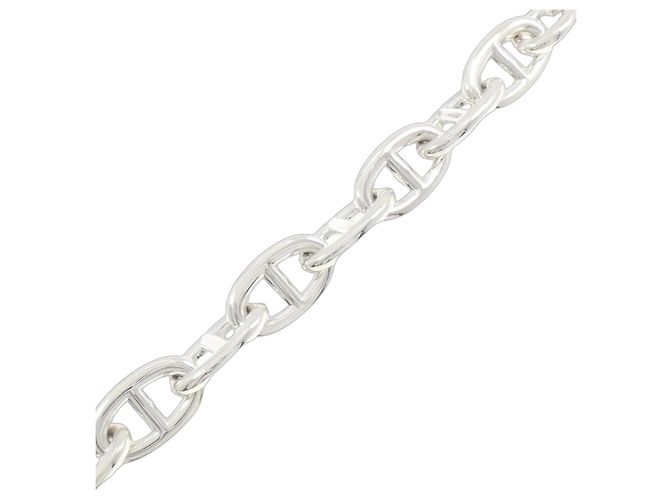 Bracciale Hermès Chaine d'Ancre TGM Charm Argento