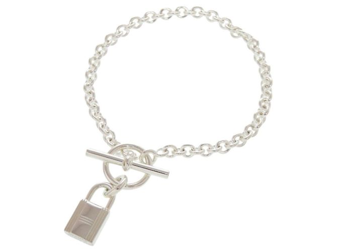 Pulseira Charm Amulette Cadena da Hermès Prata