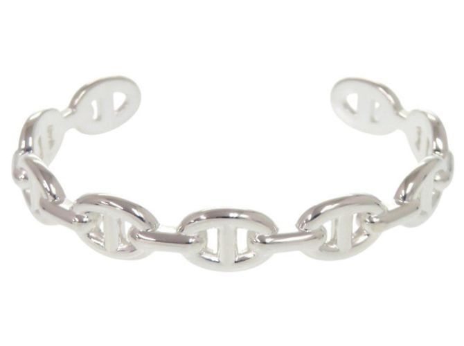 Hermès Bracciale Chaine d'Ancre Enchainée Hermes Argento