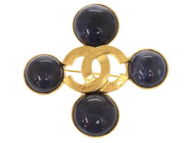 Chanel Vintage Gold Brosche Golden