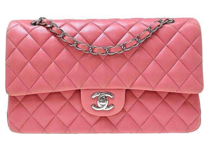 Chanel Timeless - Classic Double Flap Lambskin Medium Rosa