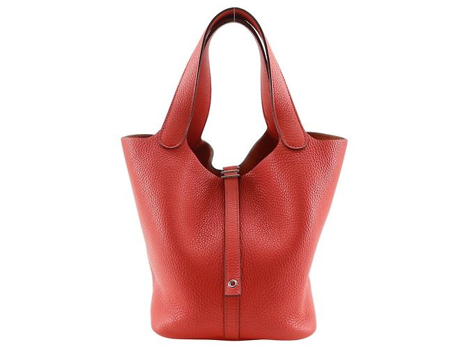 Hermès Hermes Picotin Lock Clemence GM Rose