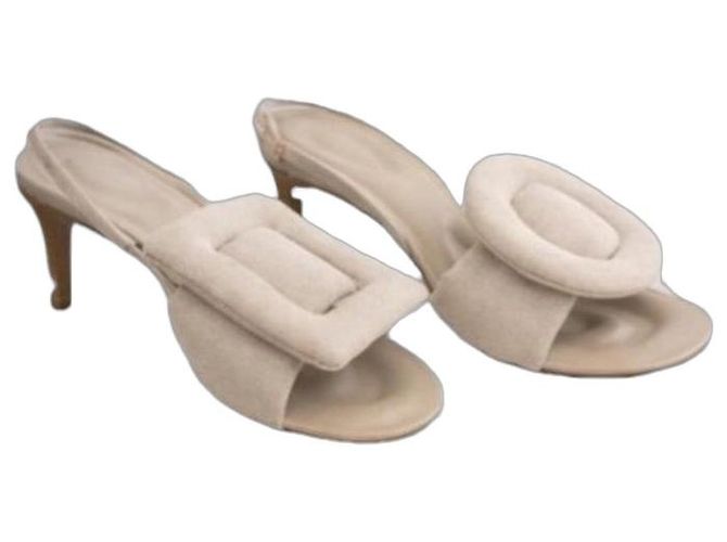 Jacquemus Les Sandales Cuscuni Heeled Sandals Beige