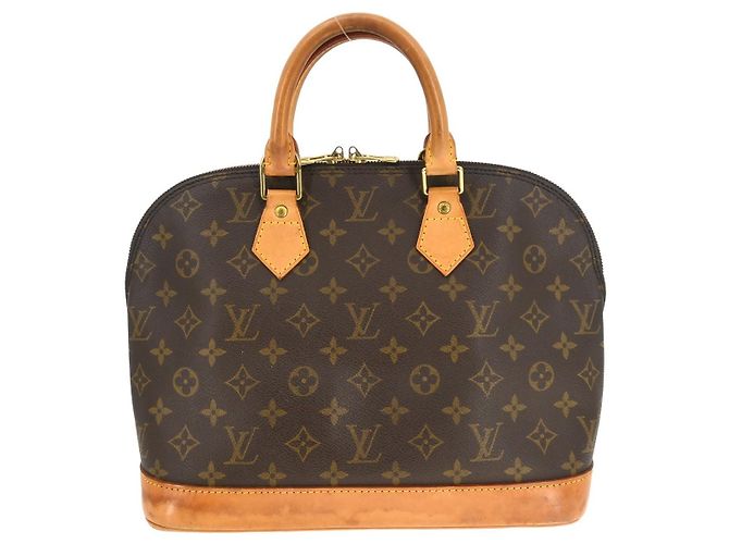 Louis Vuitton Alma Monogram Canvas MM Marron