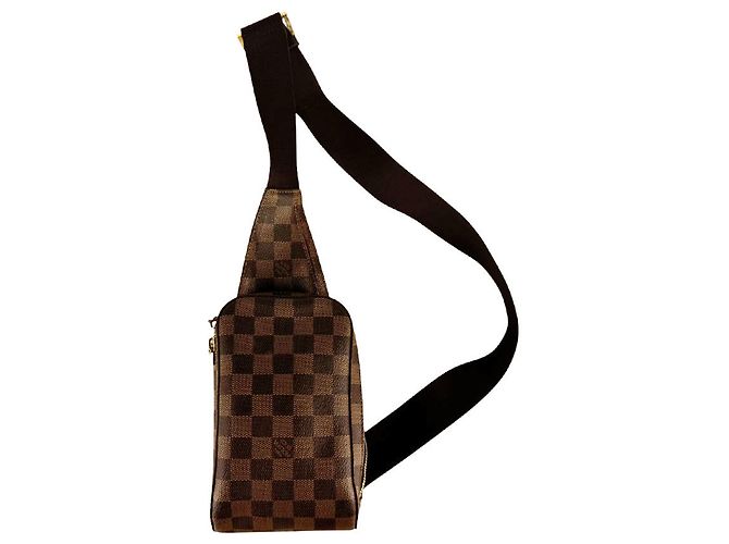 Borsa a tracolla Louis Vuitton Damier Geronimos Damier ebene
