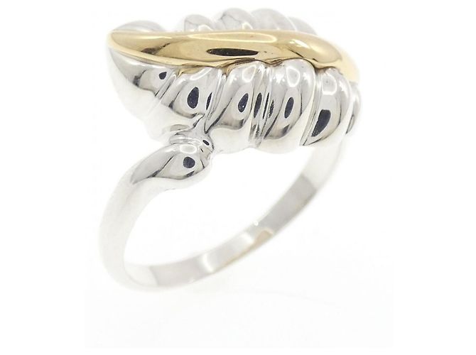 Anillo de banda en plata y oro amarillo Tiffany & Co.