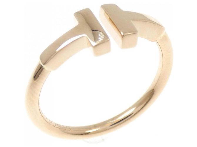 Tiffany & Co Anel Tiffany T Wire em ouro rosa 18K