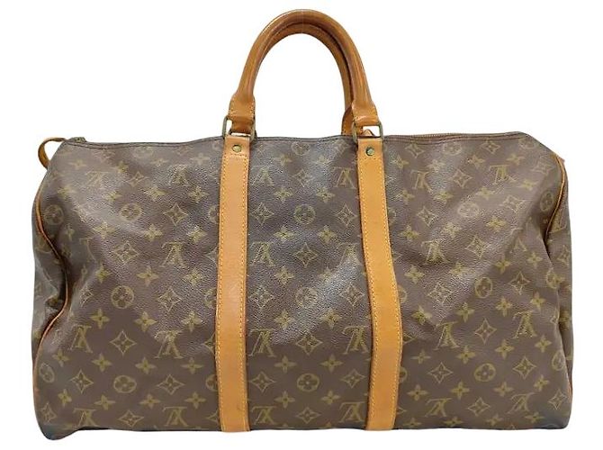 Louis Vuitton Keepall Monogram Canvas 50 Marron