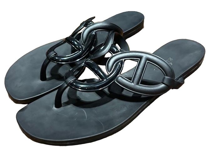 Sandali Hermès Egerie 40 Nero