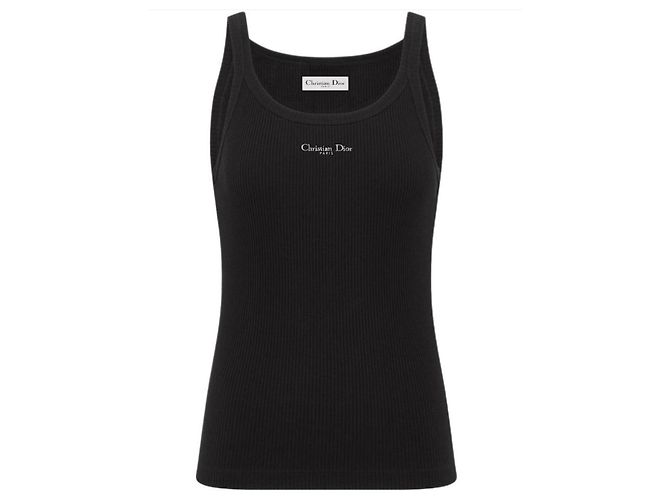 Christian Dior Regata Canelada Preta Preto