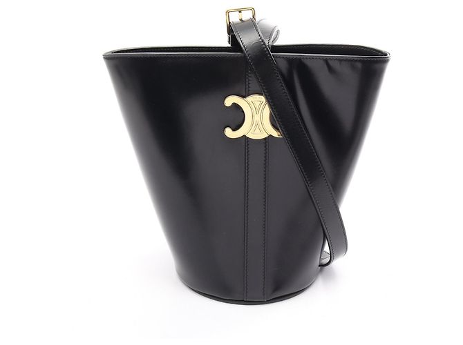 Céline Borsa a secchiello Celine Triomphe Nero 