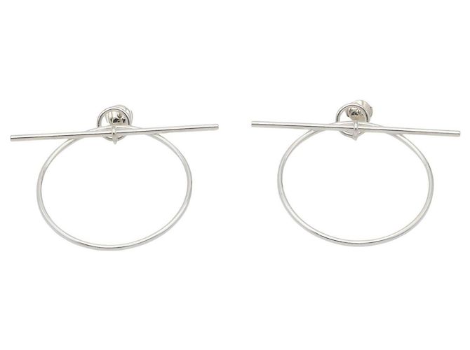 Hermès Orecchini Loop MM in argento sterling Hermes 