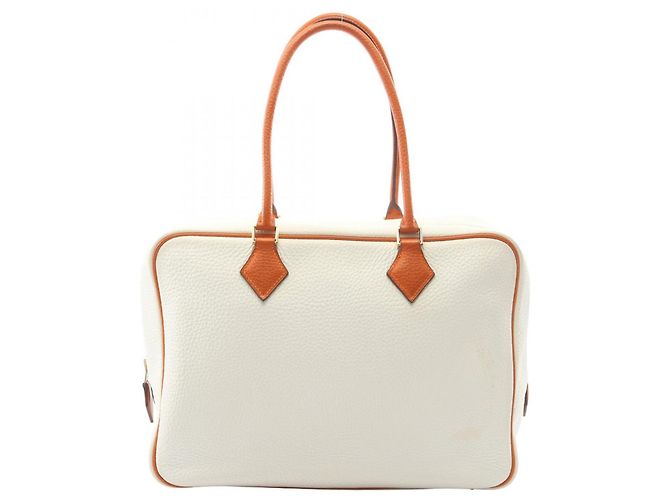 Hermès Hermes Plume 32 Bicolor Handbag
