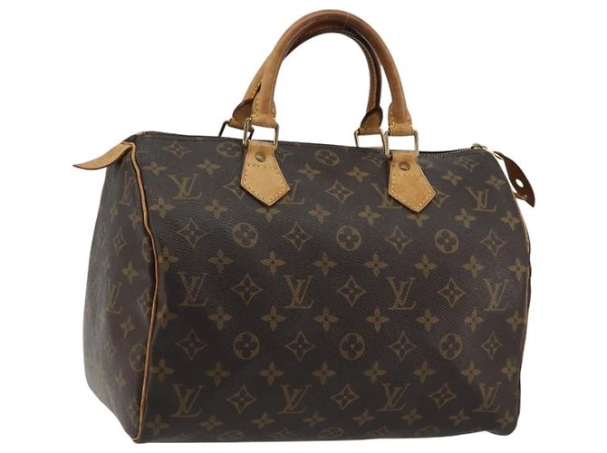 LOUIS VUITTON Bolsa de Mão Monogram Speedy 30 M41526 LV Auth ka5172A
