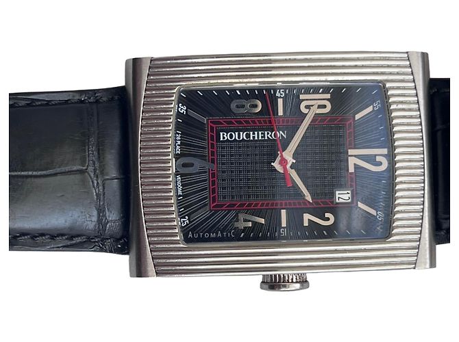 Reloj Boucheron Reflet Automático GM Negro Hardware de plata