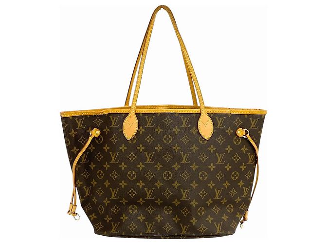 Louis Vuitton Neverfull Inside Out Monogram Canvas e Leather MM Marrom