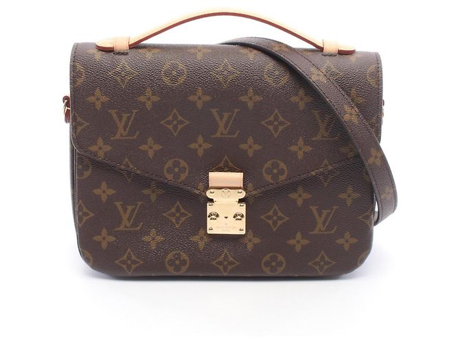 Borsa Louis Vuitton Pochette Metis MM Marrone Monogramma