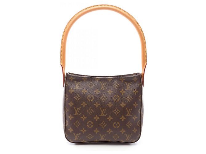 Bolsa de Ombro Louis Vuitton Looping MM Marrom