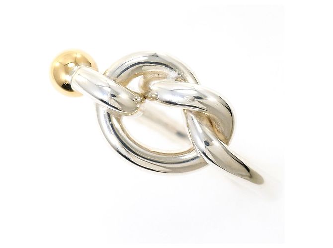 Anel Love Knot da Tiffany & Co. em prata e ouro