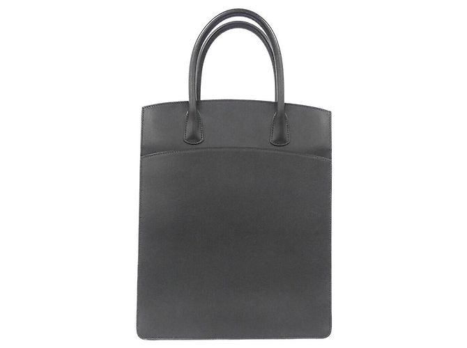 Hermès Borsa a mano Hermes White Bath Up Nero