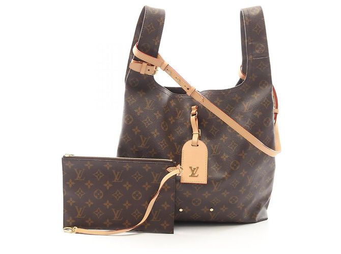 Sac à main 2-way Louis Vuitton Atlantis GM Monogram Marron Monogramme
