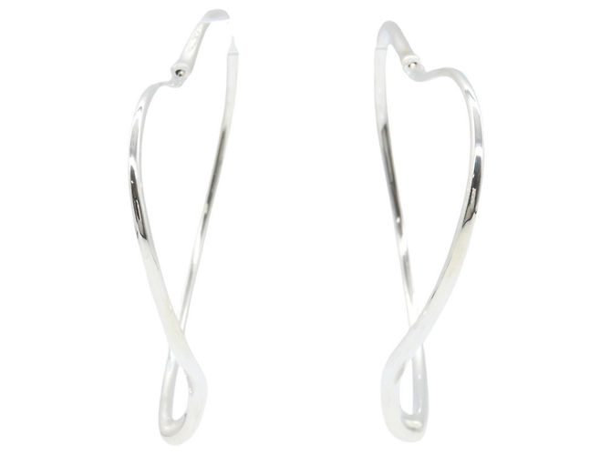 Pendientes de aro Open Heart Tiffany & Co. Plata