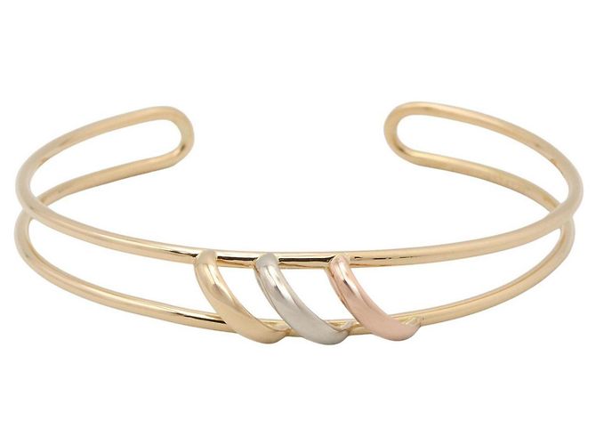 Bracciale rigido Trinity Cartier Argento D'oro