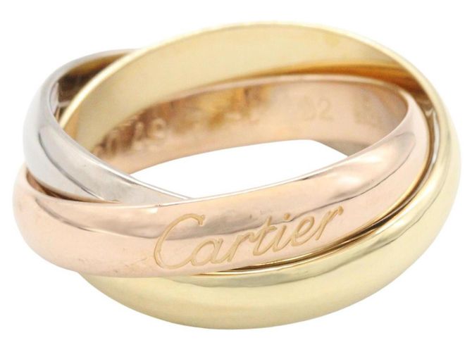 Trinity Classic Ring Cartier Silber Golden