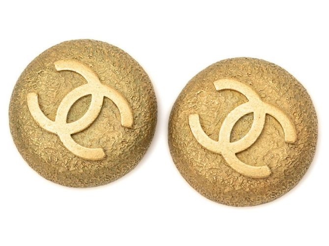 Orecchini Chanel Vintage Coco Mark D'oro 