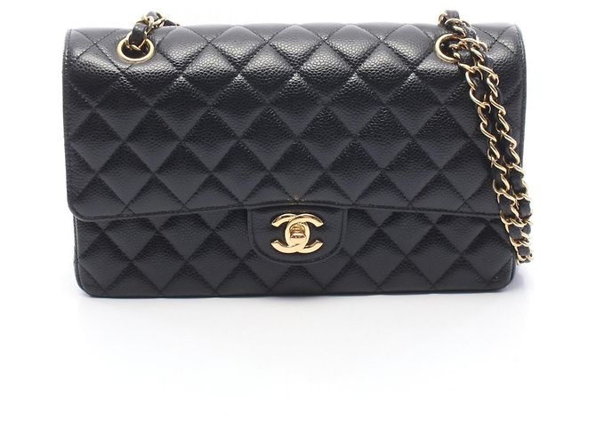 Timeless Borsa a Spalla Chanel Matelassé Double Flap Nero