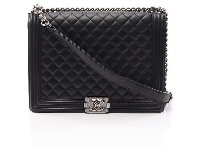 Borsa a Spalla Chanel Boy Large Nero