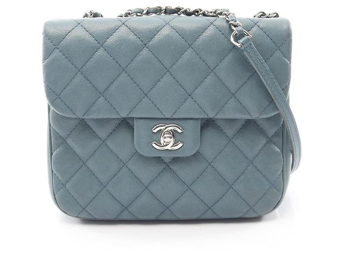 Borsa a tracolla Chanel Matelassé blu