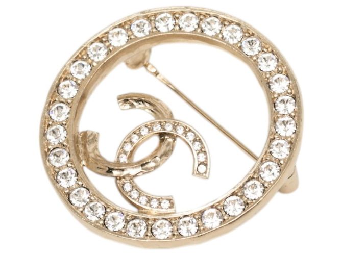 Chanel Coco Mark Brosche C21K Golden