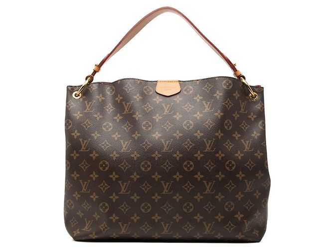 Bolsa de Ombro Louis Vuitton Monogram Graceful MM Marrom