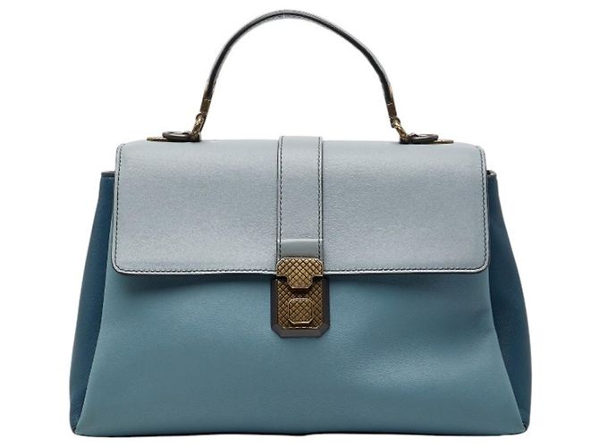 Borsa a mano Piazza Top Handle Bottega Veneta Blu