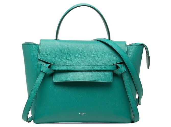 Céline Bolsa Belt Celine - Couro verde